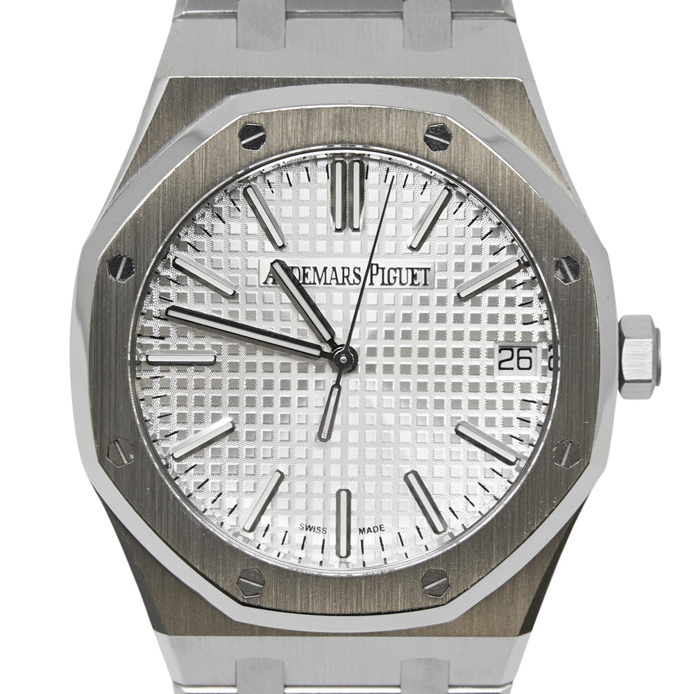 Audemars Piguet Royal Oak Selfwinding "50th Anniversary" Silver Dial on Bracelet 15510ST.OO.1320ST.03 Complete 2022