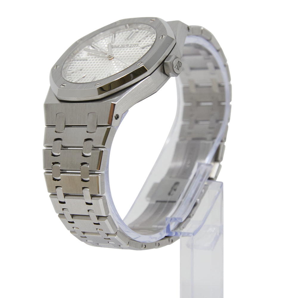 Audemars Piguet Royal Oak Selfwinding "50th Anniversary" Silver Dial on Bracelet 15510ST.OO.1320ST.03 Complete 2022