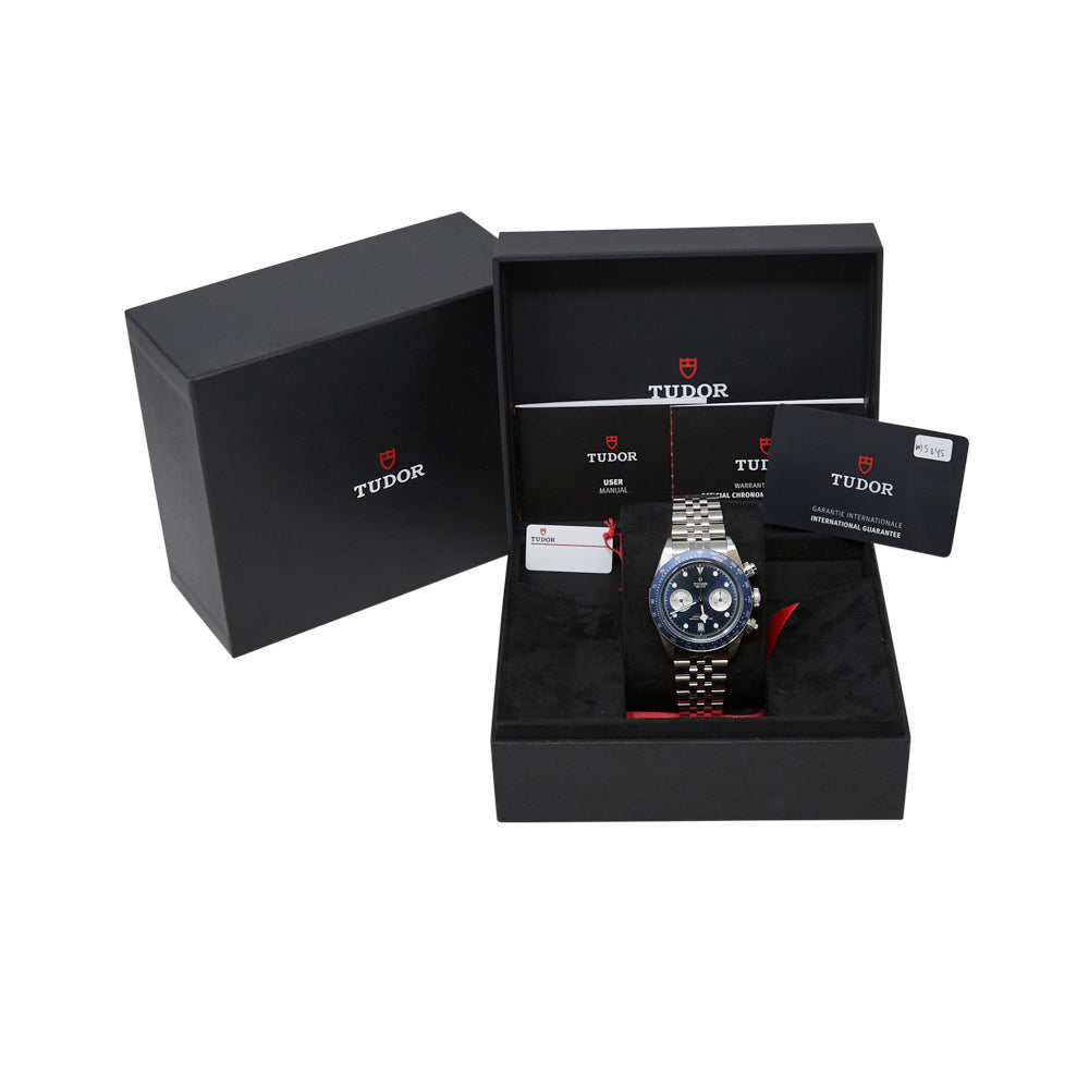 Tudor Black Bay Chrono Blue Dial on Bracelet M79360B-0002 Complete 2025