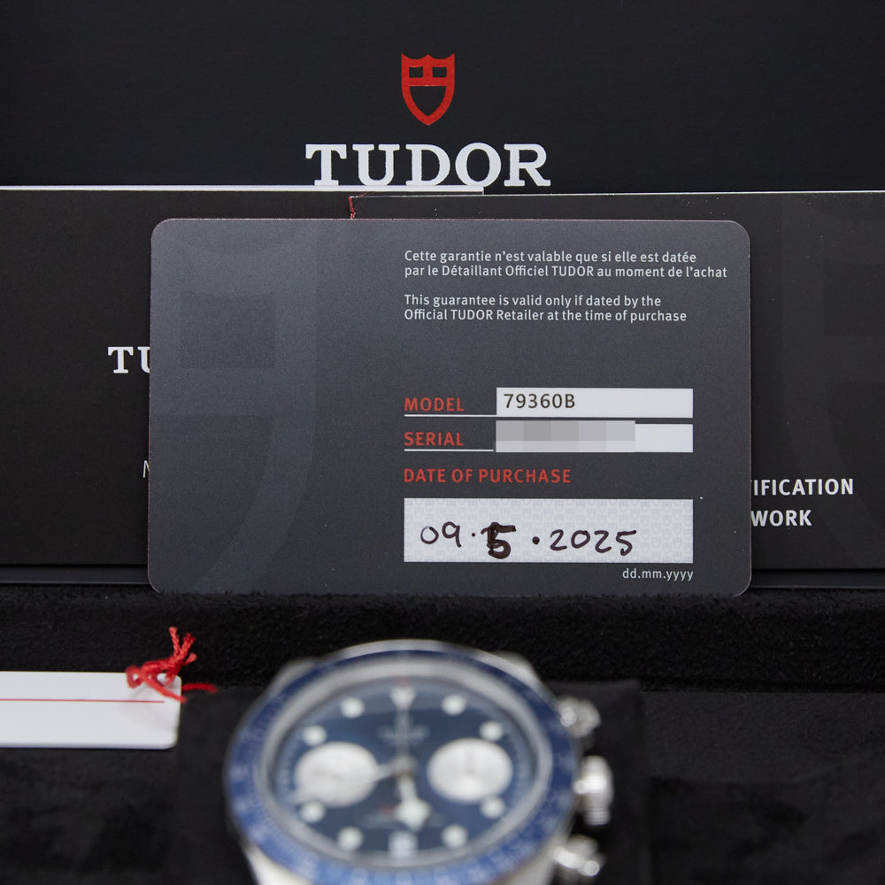 Tudor Black Bay Chrono Blue Dial on Bracelet M79360B-0002 Complete 2025