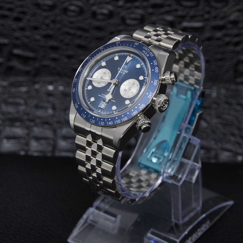 Tudor Black Bay Chrono Blue Dial on Bracelet M79360B-0002 Complete 2025