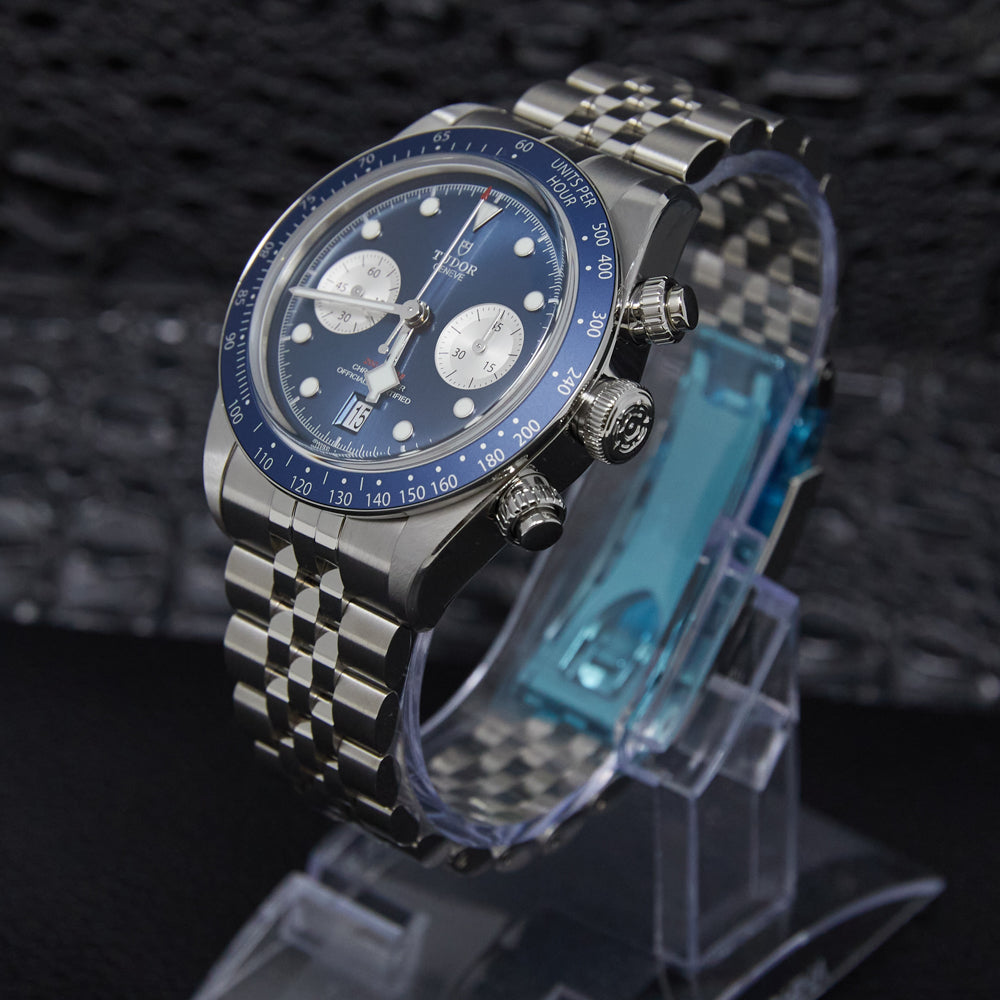 Tudor Black Bay Chrono Blue Dial on Bracelet M79360B-0002 Complete 2025