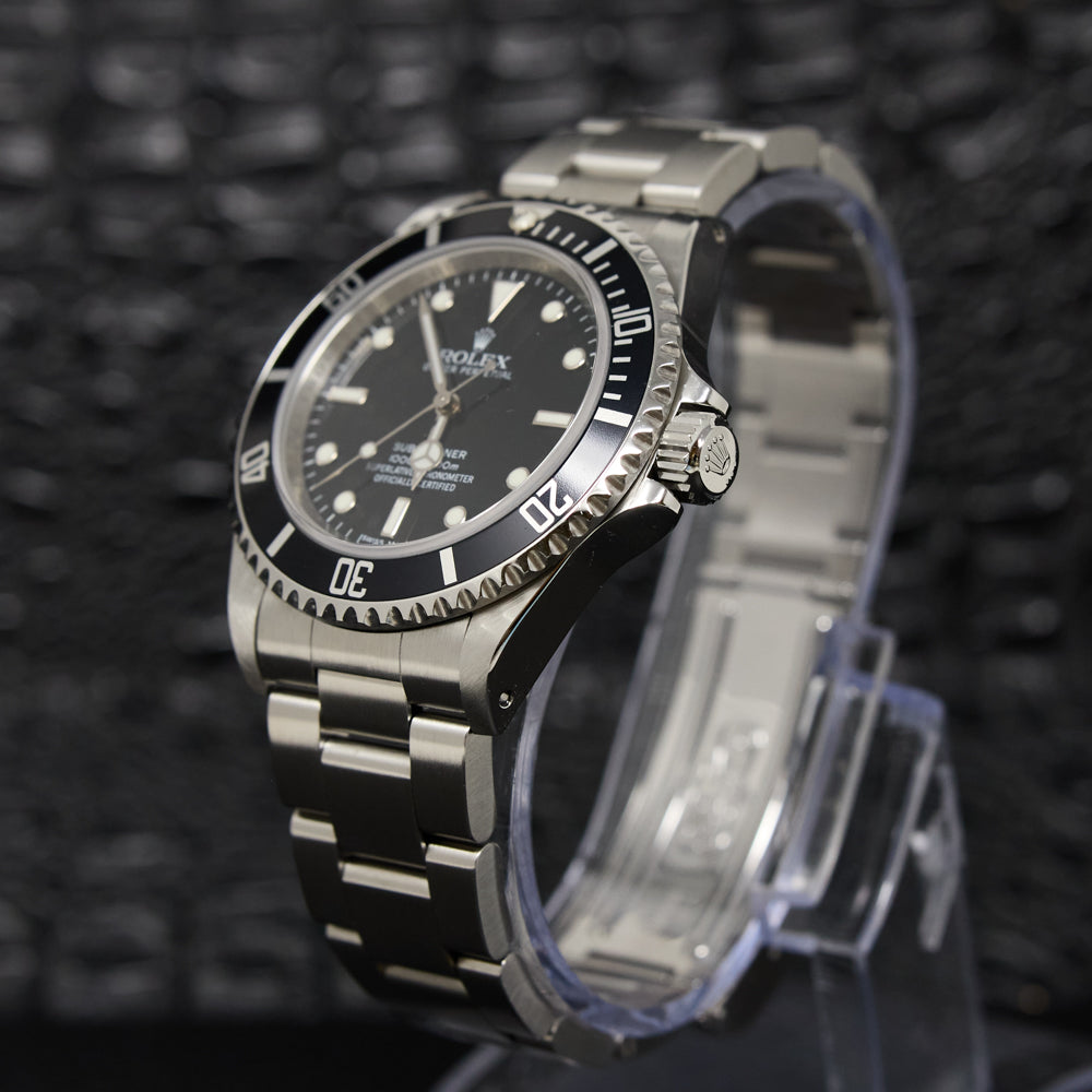 Rolex Submariner Black Dial on Oyster 14060M Complete 2009