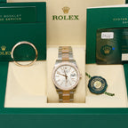 Rolex Datejust Silver Fluted Motif Index Dial on Oyster 126201 Complete 2022
