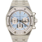 Audemars Piguet Royal Oak Chronograph Blue Dial on Bracelet 26715ST.ZZ.1356ST.01 Card 2022