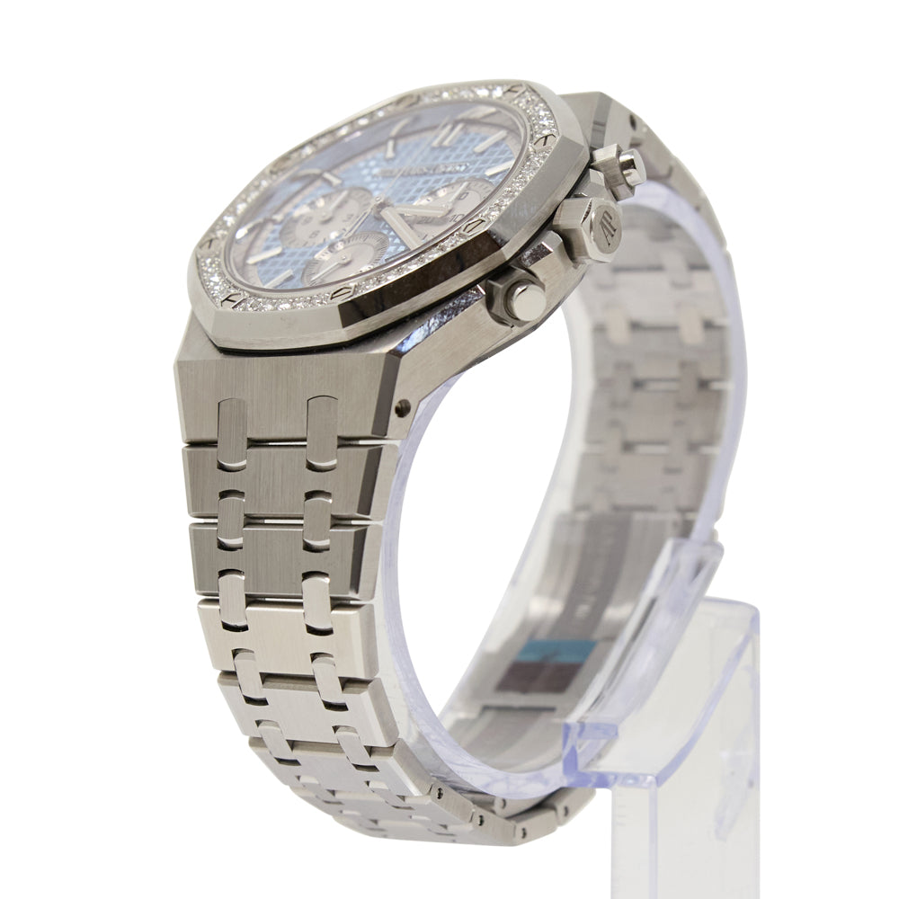 Audemars Piguet Royal Oak Chronograph Blue Dial on Bracelet 26715ST.ZZ.1356ST.01 Card 2022