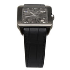 Cartier Cartier Santos-Dumont Skeleton Skeleton Dial on Black Leather W2020052 Complete 2012