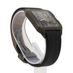 Cartier Cartier Santos-Dumont Skeleton Skeleton Dial on Black Leather W2020052 Complete 2012