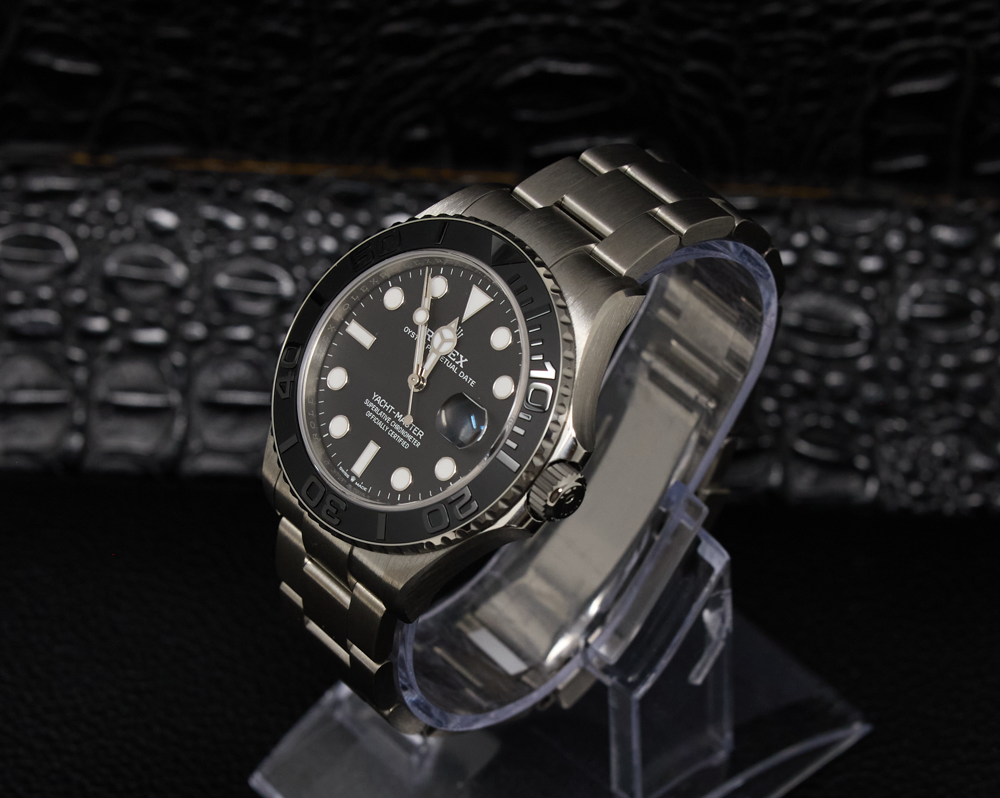 Rolex Rlx Titanium Yacht-Master 42 Black Dial on Oyster 226627 Complete 2025