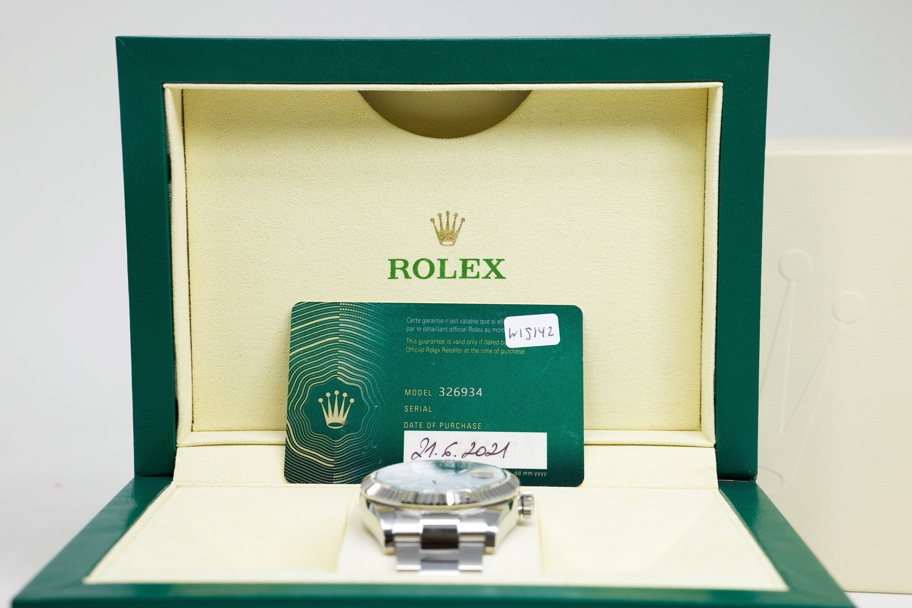 Rolex SkyDweller Blue Dial on Oyster 326934 Complete 2021