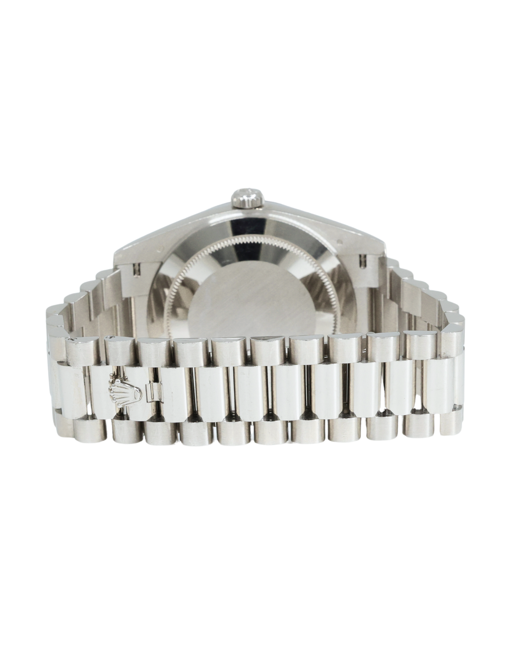 Rolex Day-Date 40 Silver Baguette Diamond Dial on President 228239 Complete 2022