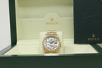 Rolex Day-Date MOP Diamond Dial on Presidential 118388 with Box