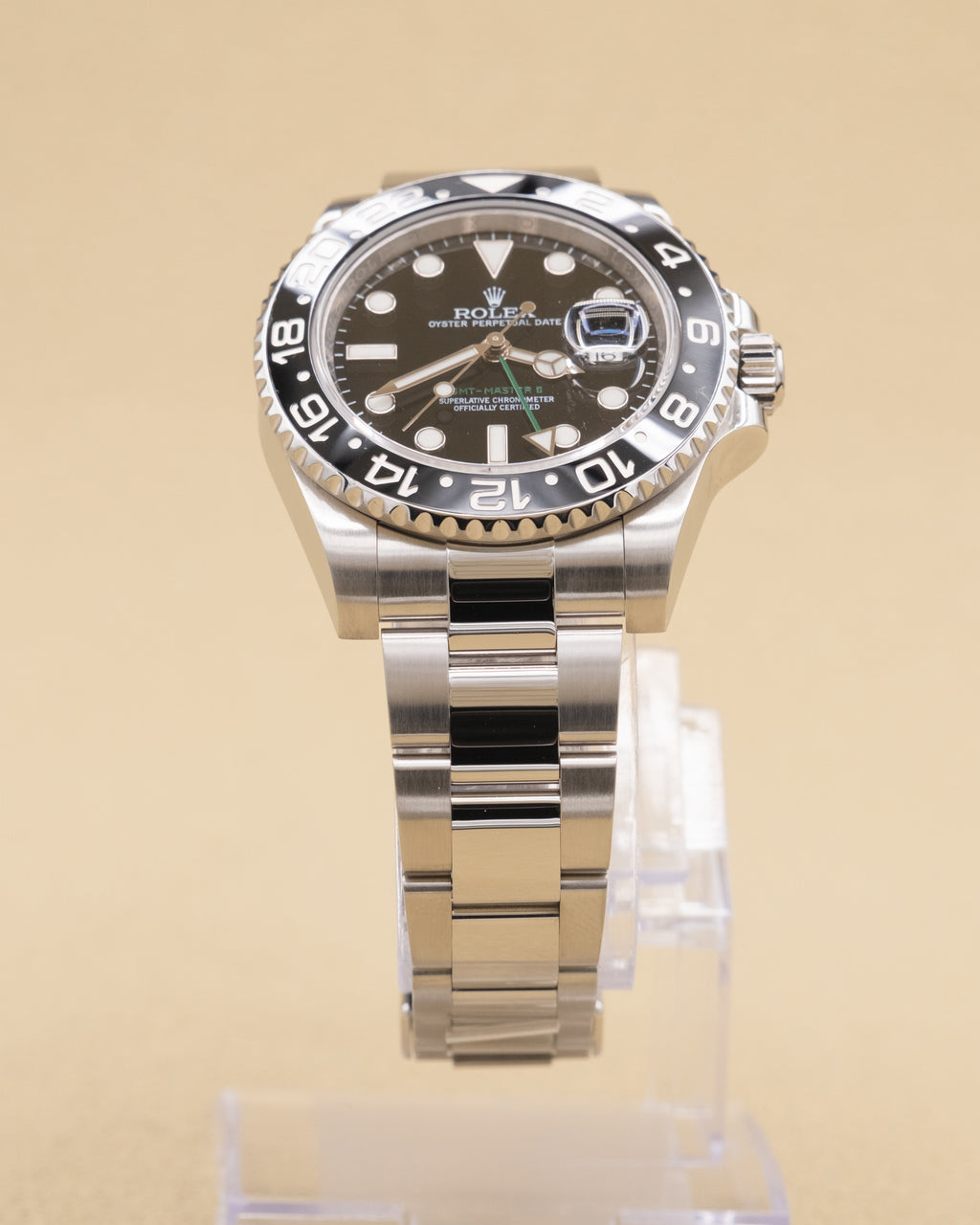 Rolex GMT-Master II Black Dial on Oyster 116710LN Complete 2016