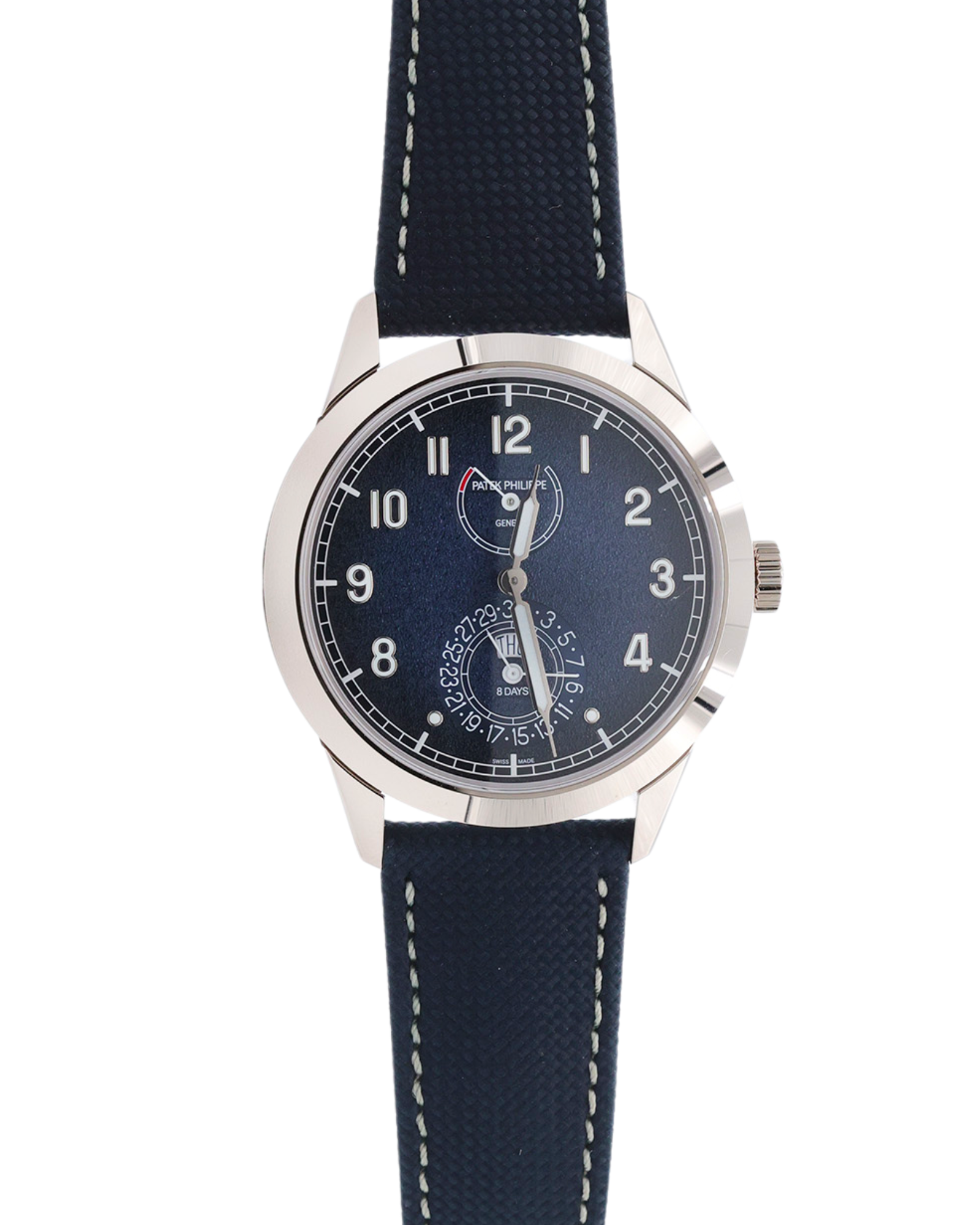 Patek Philippe Calatrava Blue Dial on Strap 5328G-001 Complete 2025