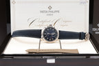 Patek Philippe Calatrava Blue Dial on Strap 5328G-001 Complete 2025