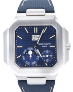 Patek Philippe Cubitus Blue Dial on Textile 5822P-001 Complete 2025