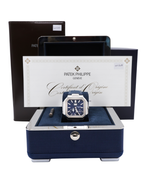 Patek Philippe Cubitus Blue Dial on Textile 5822P-001 Complete 2025
