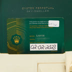 Rolex SkyDweller Black Index Dial on Oyster 326938 Complete 2023