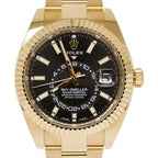 Rolex SkyDweller Black Index Dial on Oyster 326938 Complete 2023