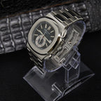 Patek Philippe Nautilus Blue Dial on Bracelet 5980/1A-001 Complete 2008