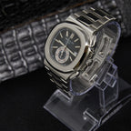 Patek Philippe Nautilus Blue Dial on Bracelet 5980/1A-001 Complete 2008