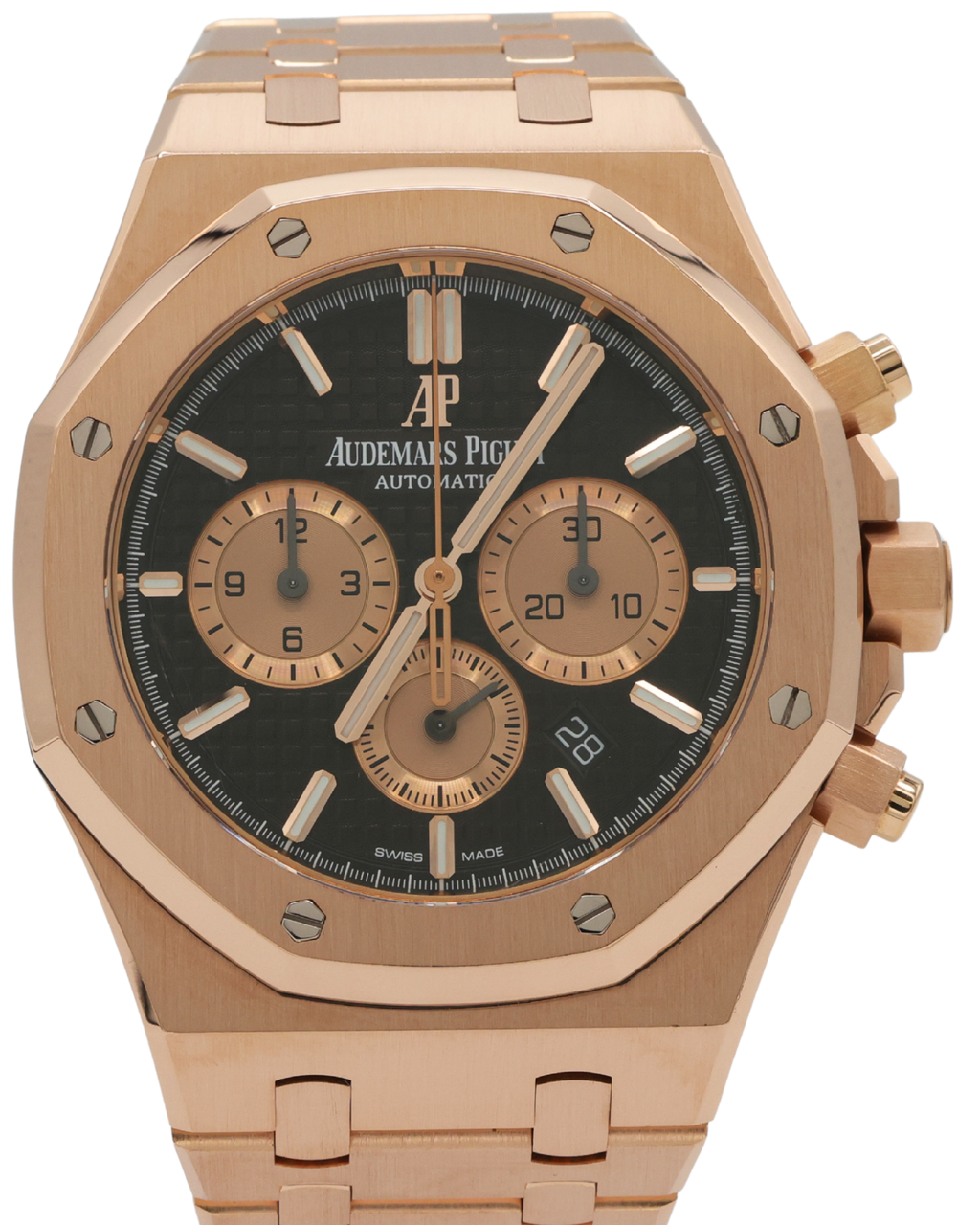 Audemars Piguet Royal Oak Chronograph Brown Dial on Bracelet 26331OR.OO.1220OR.02 Card