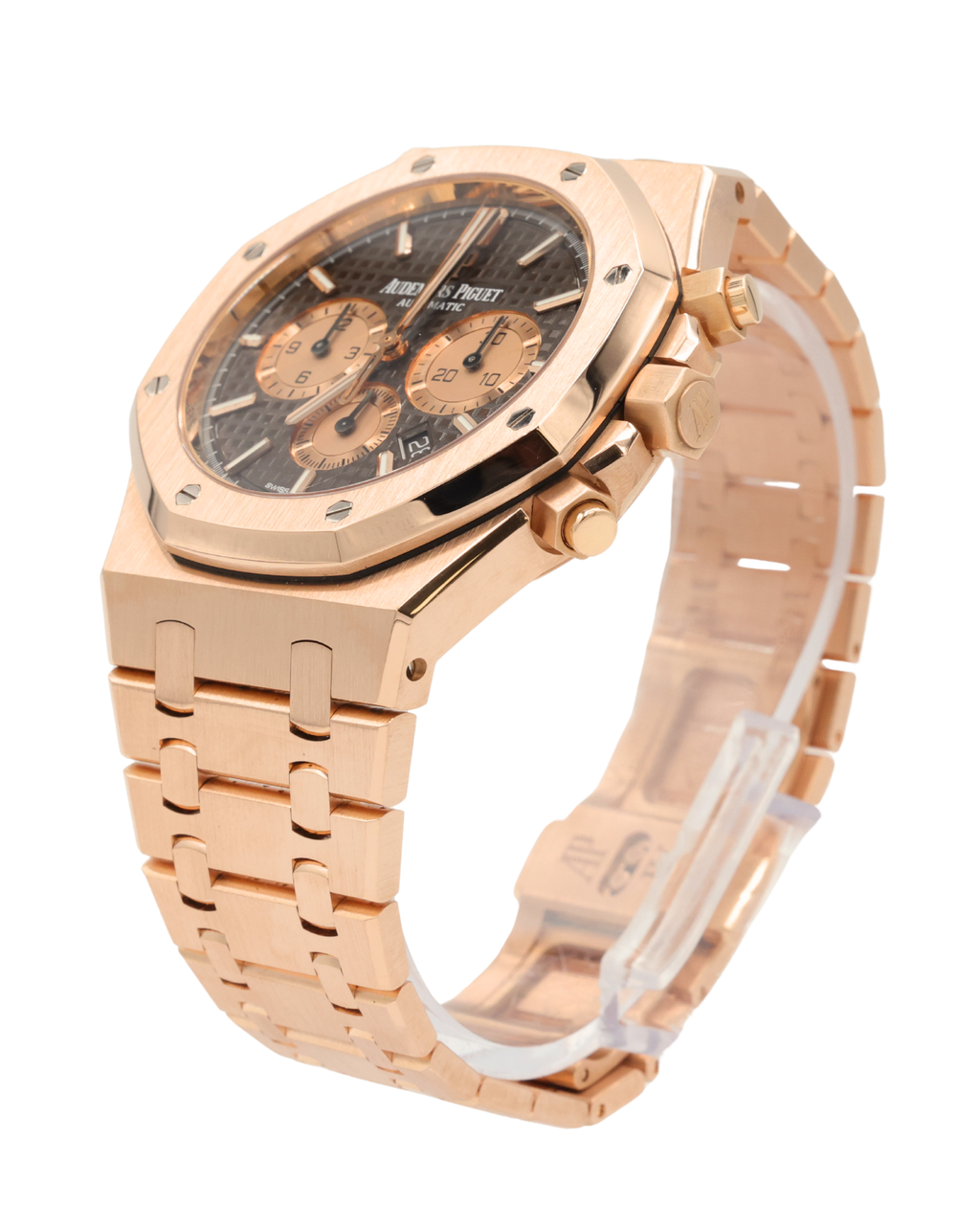 Audemars Piguet Royal Oak Chronograph Brown Dial on Bracelet 26331OR.OO.1220OR.02 Card