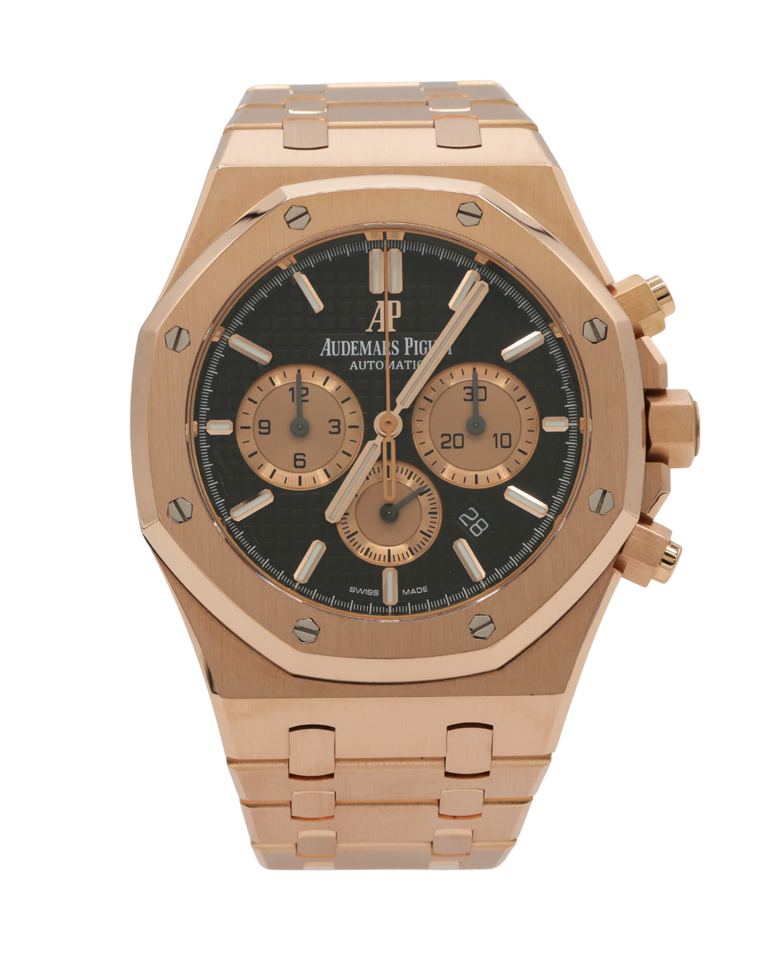Audemars Piguet Royal Oak Chronograph Brown Dial on Bracelet 26331OR.OO.1220OR.02 Card