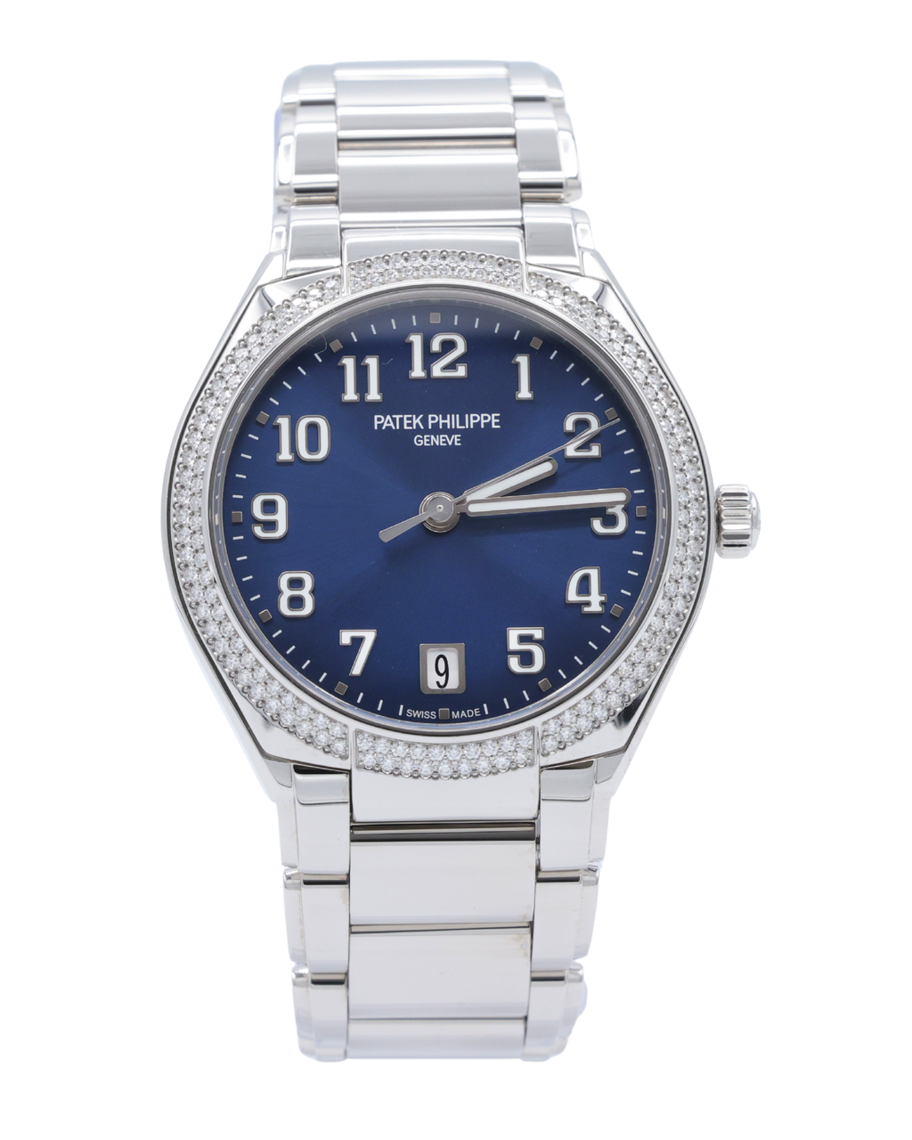 Patek Philippe Twenty-4 Blue Sunburst Dial on Bracelet 7300/1200A-001 Complete 2025