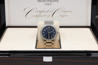 Patek Philippe Twenty-4 Blue Sunburst Dial on Bracelet 7300/1200A-001 Complete 2025