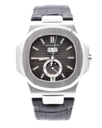Patek Philippe Nautilus Black Dial on Strap 5726A-001 Complete 2020