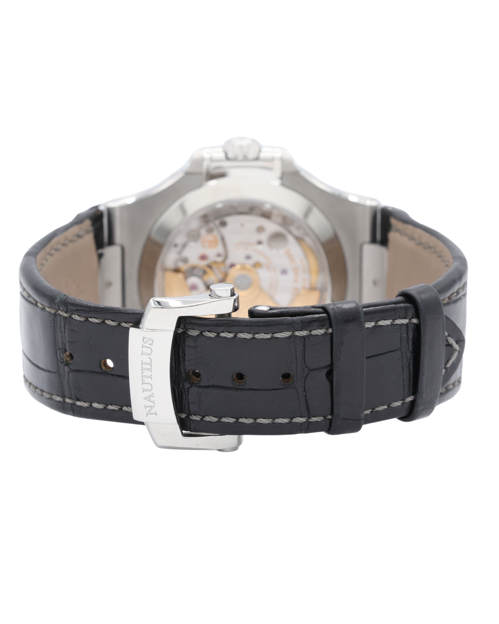 Patek Philippe Nautilus Black Dial on Strap 5726A-001 Complete 2020