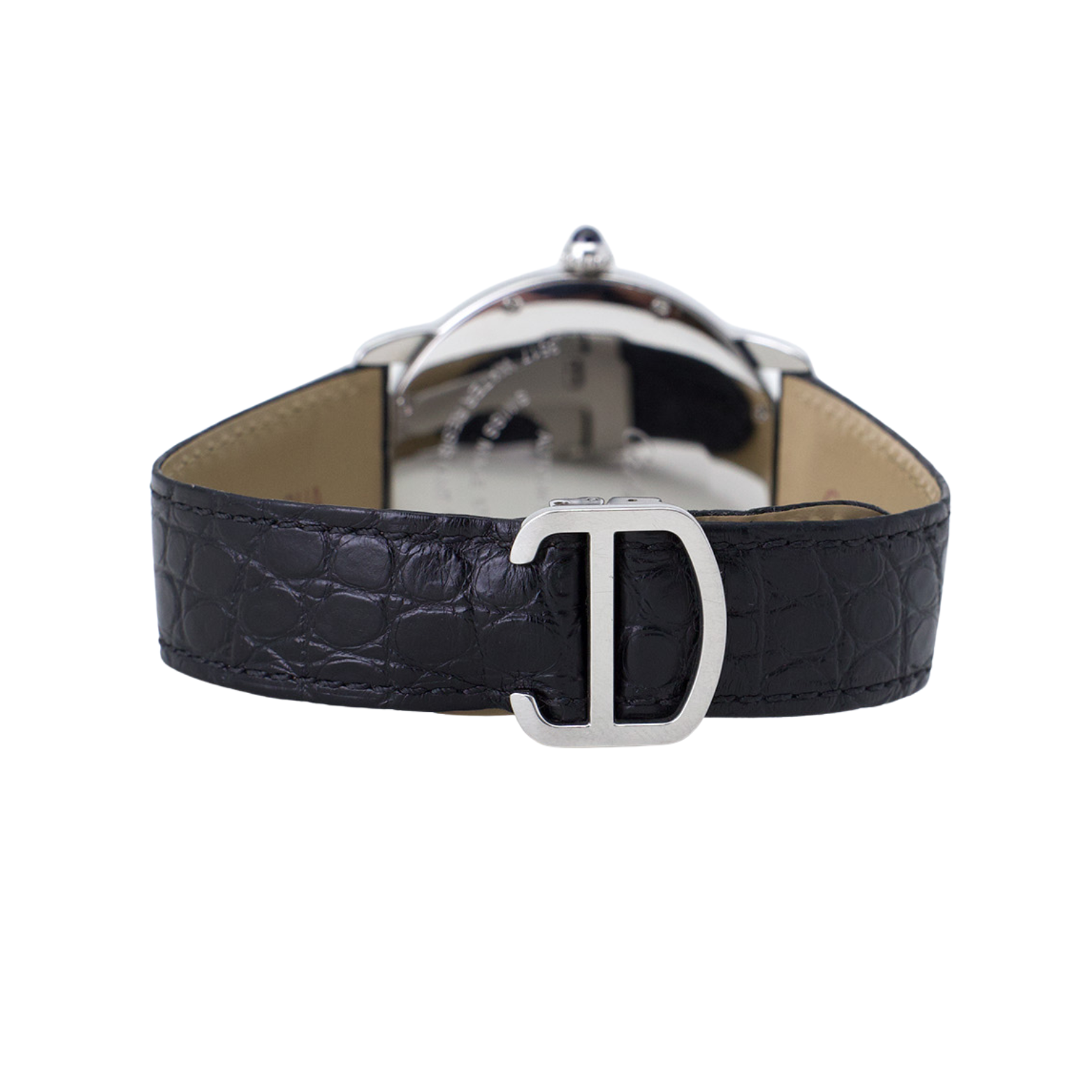 Cartier Ronde Solo Silver Dial on Leather WSRN0022 Complete 2015