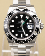 Rolex GMT-Master II Black Dial on Oyster 116710LN Complete 2018