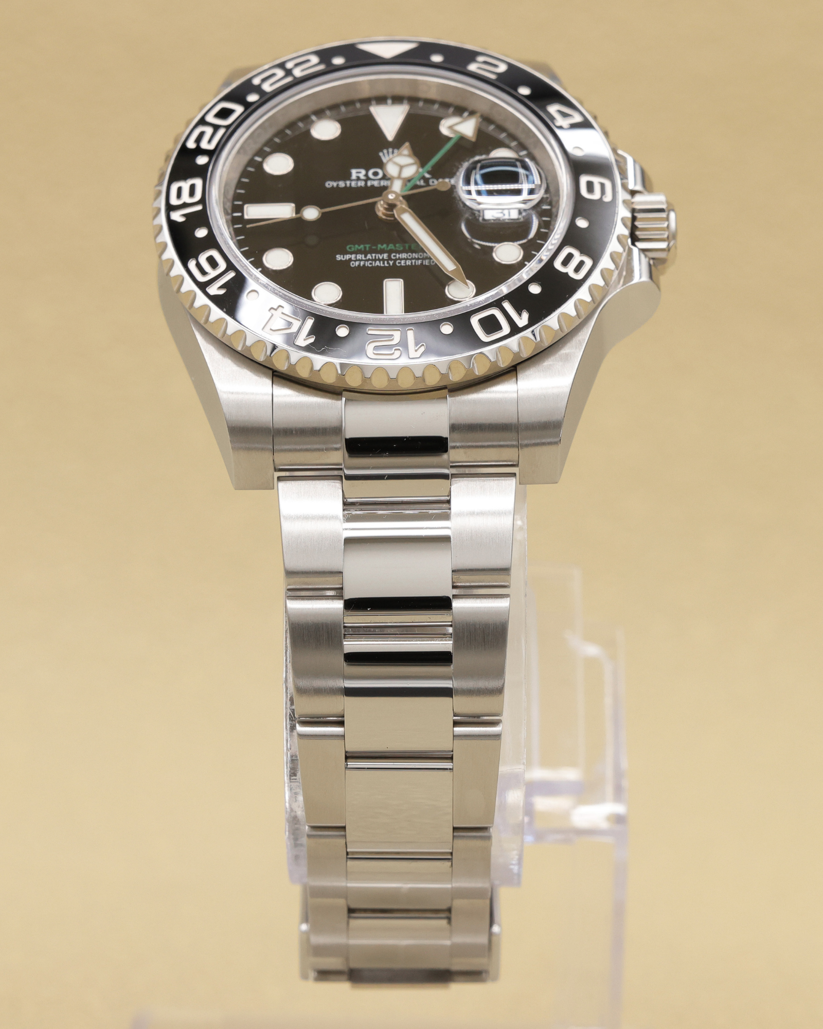 Rolex GMT-Master II Black Dial on Oyster 116710LN Complete 2018