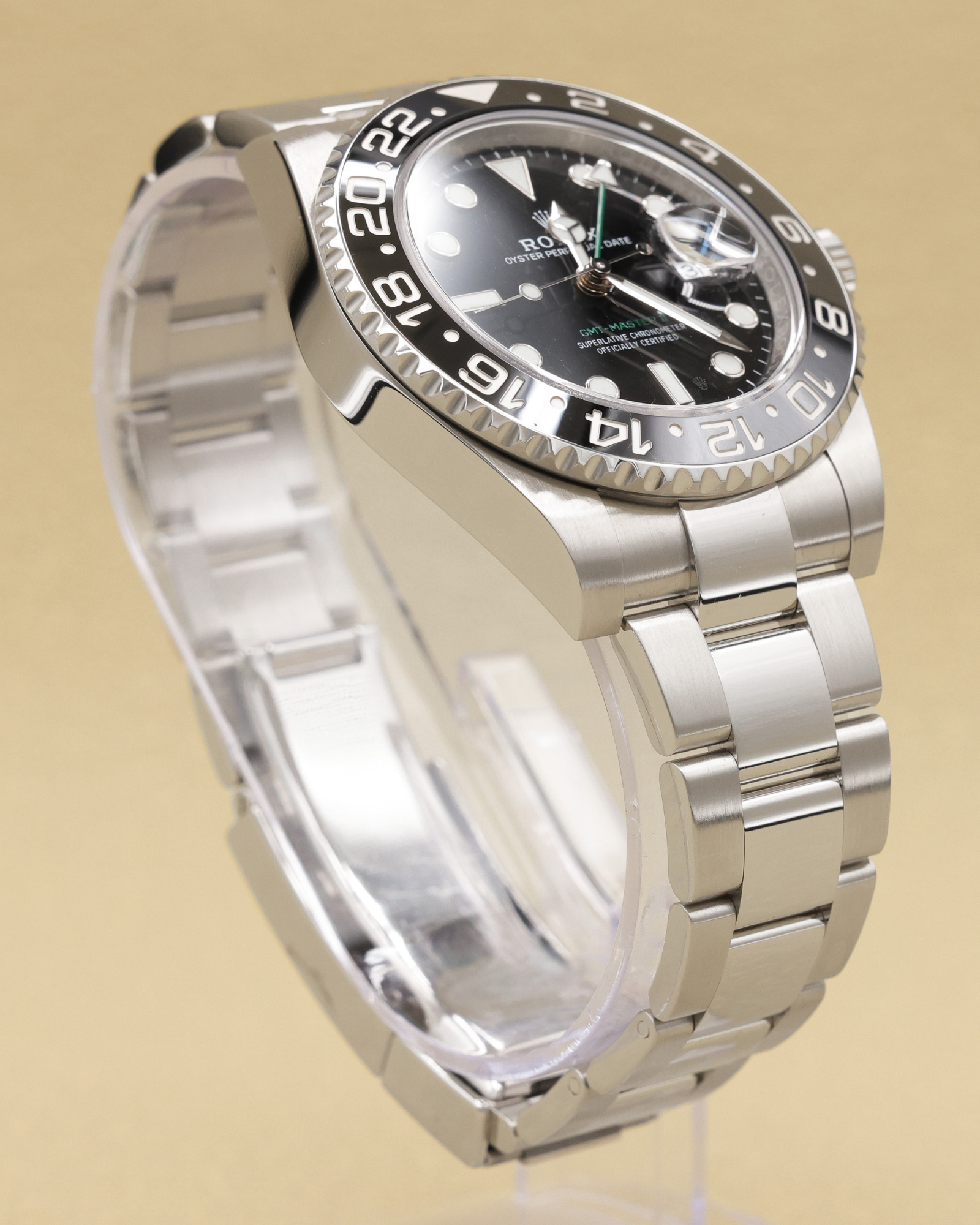 Rolex GMT-Master II Black Dial on Oyster 116710LN Complete 2018