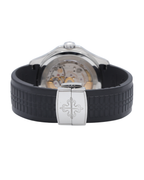 Patek Philippe Aquanaut Travel Time Black Embossed Dial on Strap 5164A-001 Papers 2014