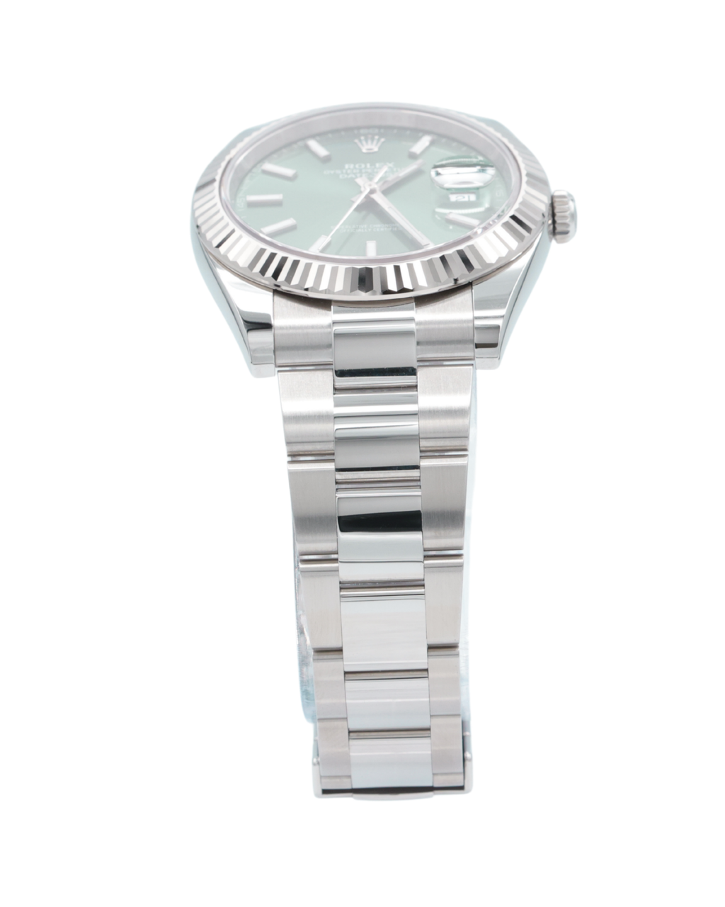 Rolex Datejust 41 Mint Green Index Dial on Oyster 126334 Complete 2025