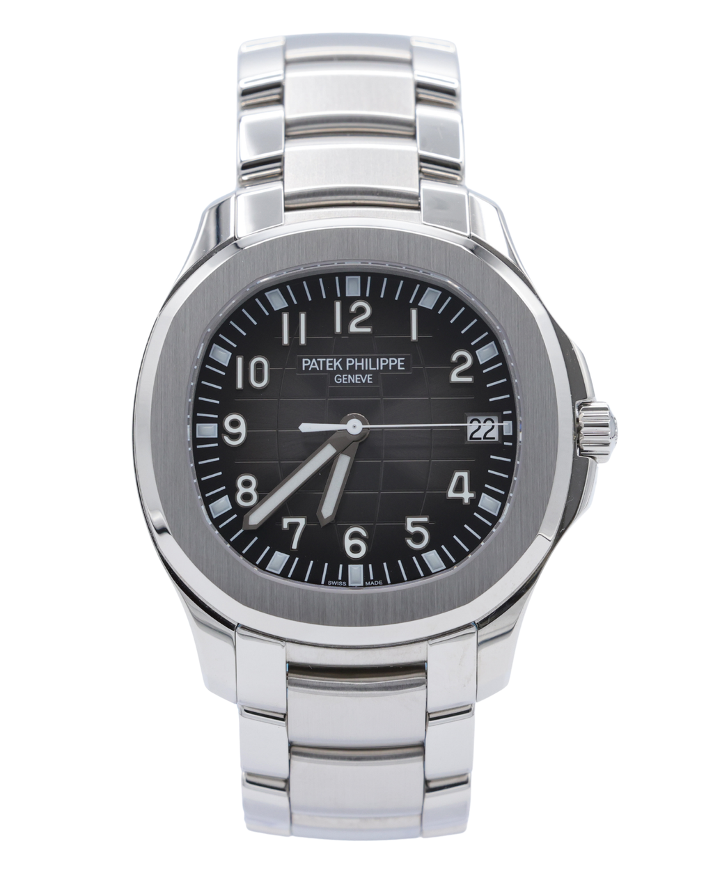 Patek Philippe Aquanaut Black Dial on Bracelet 5167/1A-001 Complete