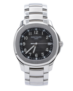 Patek Philippe Aquanaut Black Dial on Bracelet 5167/1A-001 Complete