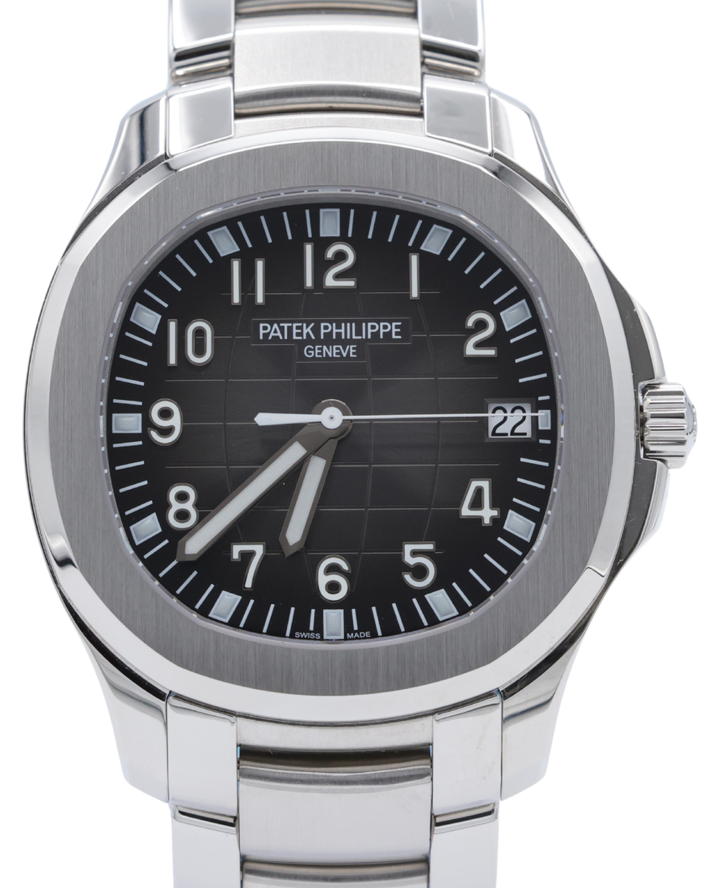Patek Philippe Aquanaut Black Dial on Bracelet 5167/1A-001 Complete