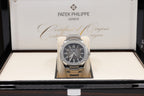 Patek Philippe Aquanaut Black Dial on Bracelet 5167/1A-001 Complete