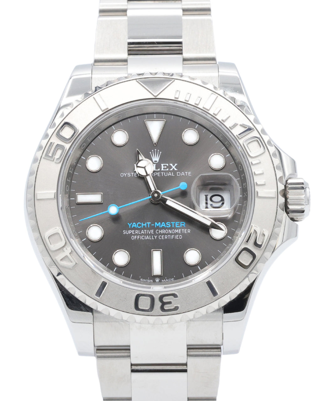Rolex Yacht-Master Dark Rhodium Dial on Oyster 126622 Complete 2025
