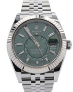 Rolex SkyDweller Mint Green Dial on Jubilee 336934 Complete 2025