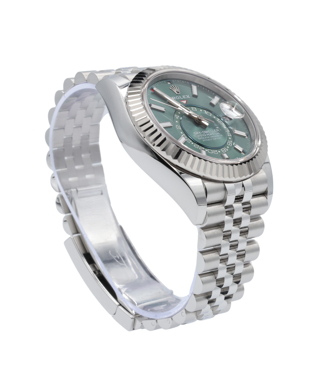 Rolex SkyDweller Mint Green Dial on Jubilee 336934 Complete 2025