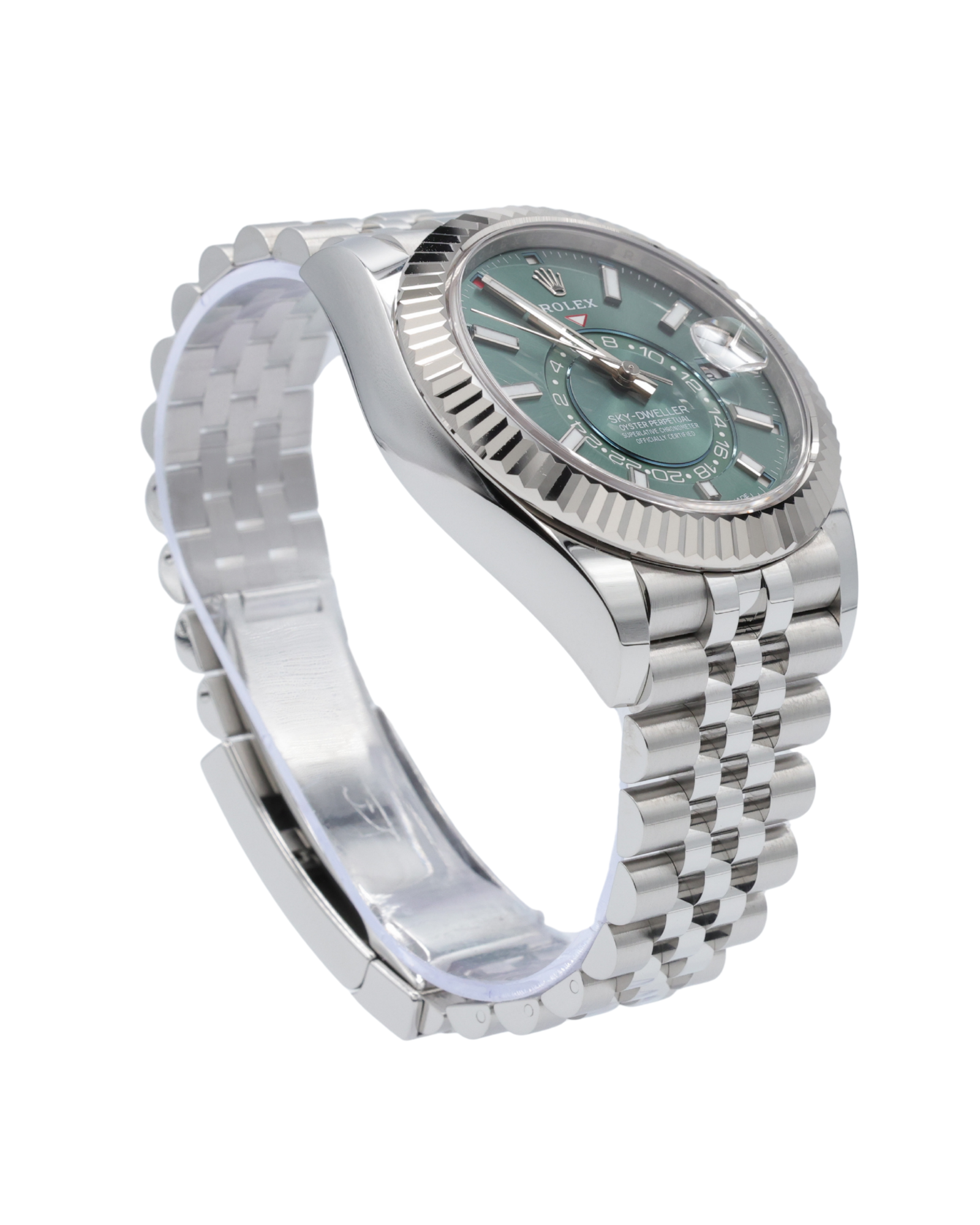 Rolex SkyDweller Mint Green Dial on Jubilee 336934 Complete 2025