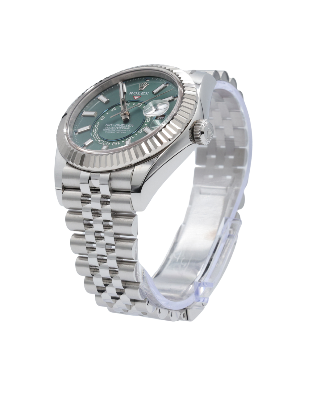 Rolex SkyDweller Mint Green Dial on Jubilee 336934 Complete 2025