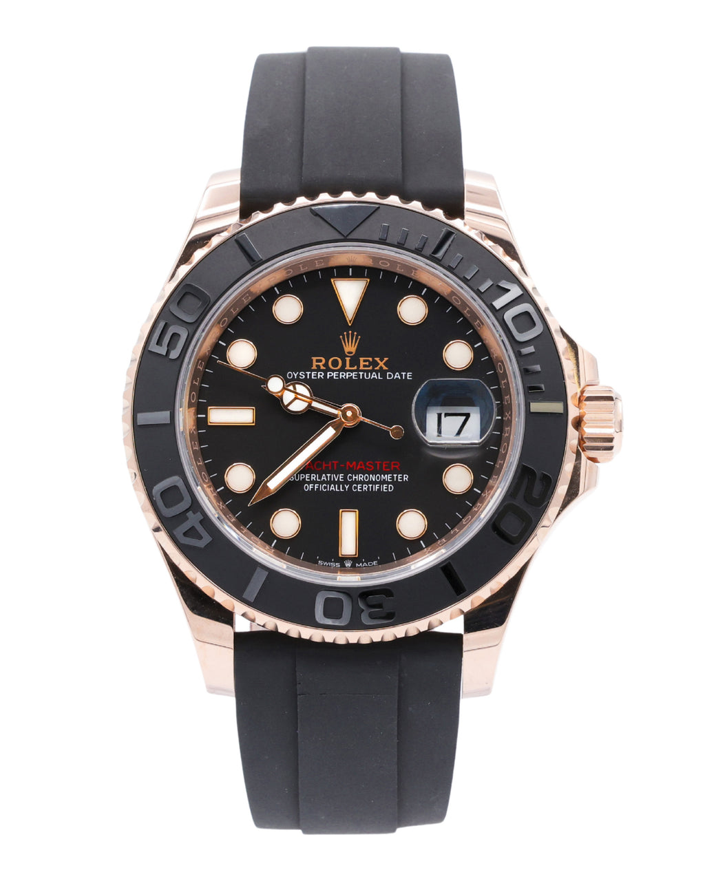 Rolex Yacht-Master Black Dial on Oysterflex 126655 Complete 2021