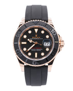 Rolex Yacht-Master Black Dial on Oysterflex 126655 Complete 2021