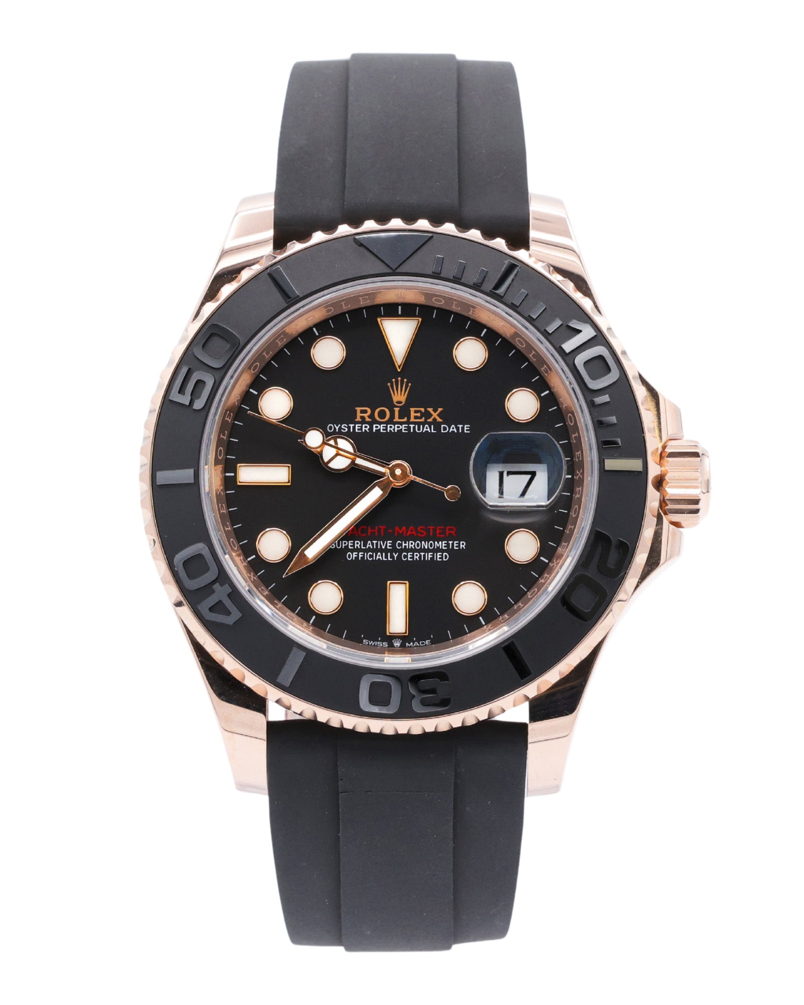 Rolex Yacht-Master Black Dial on Oysterflex 126655 Complete 2021